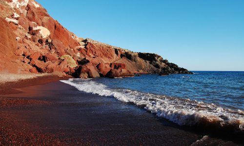 Řecko – červená pláž Red Beach