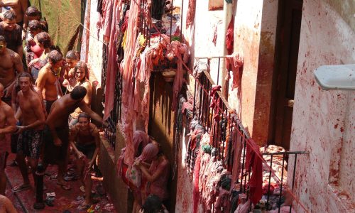 Tomatina – slavnostní bitva s rajčaty ve Španělsku